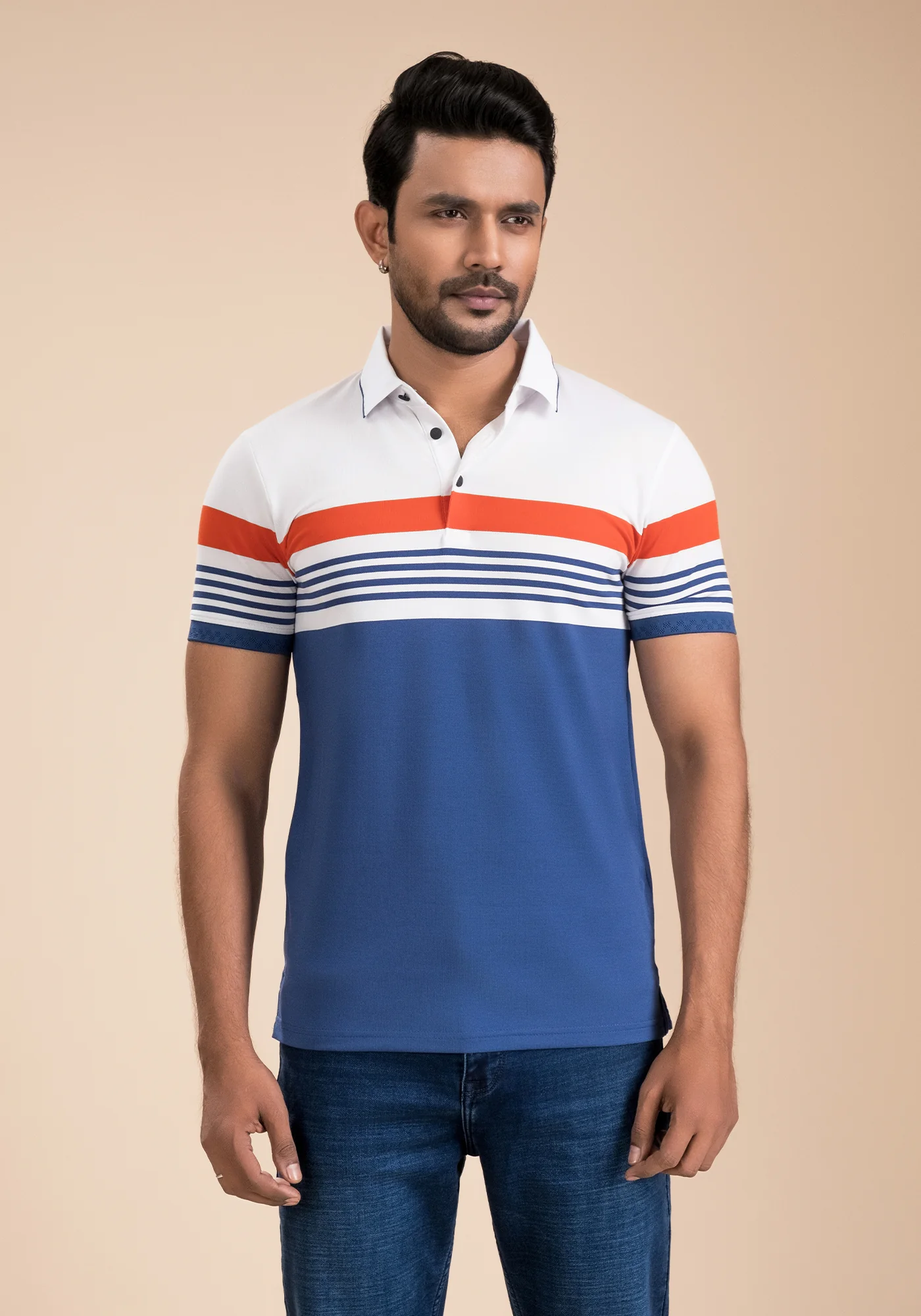28_f0776d98-37df-4db4-90b9-4fb9bb1742a6 Men’s Stripe Polo - Image 1