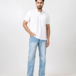 Relaxed Fit Solid Polo Shirt