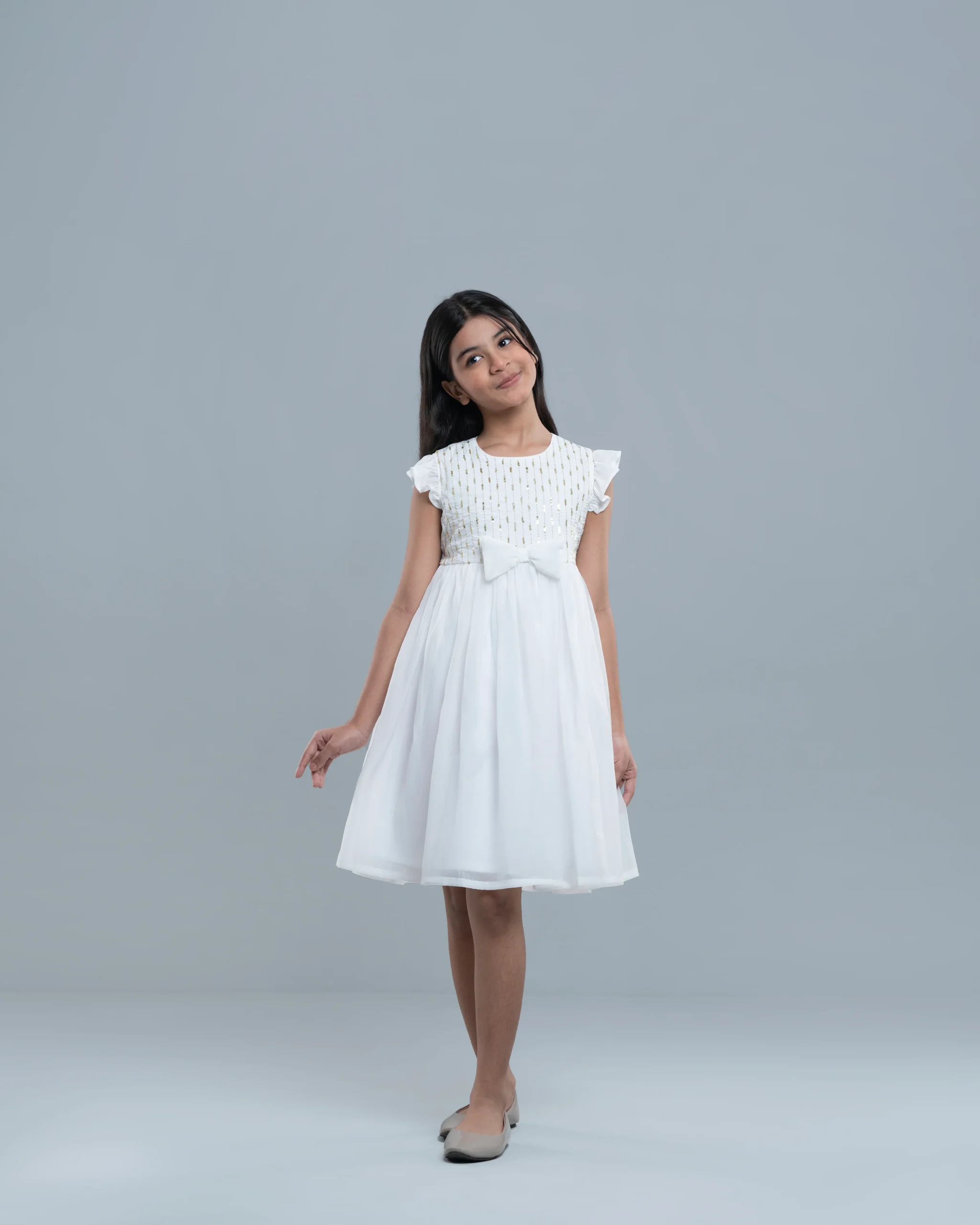 DSC02842 Princess Embroidered Dress (6-8 Years) - Image 1